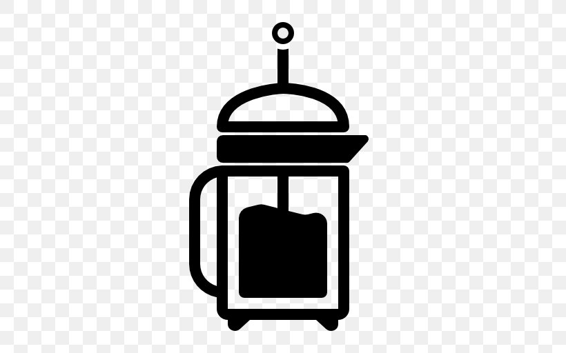 Cafe Espresso Caffè Mocha Tea French Presses, PNG, 512x512px, Cafe, Area, Barista, Black And White, Brewed Coffee Download Free