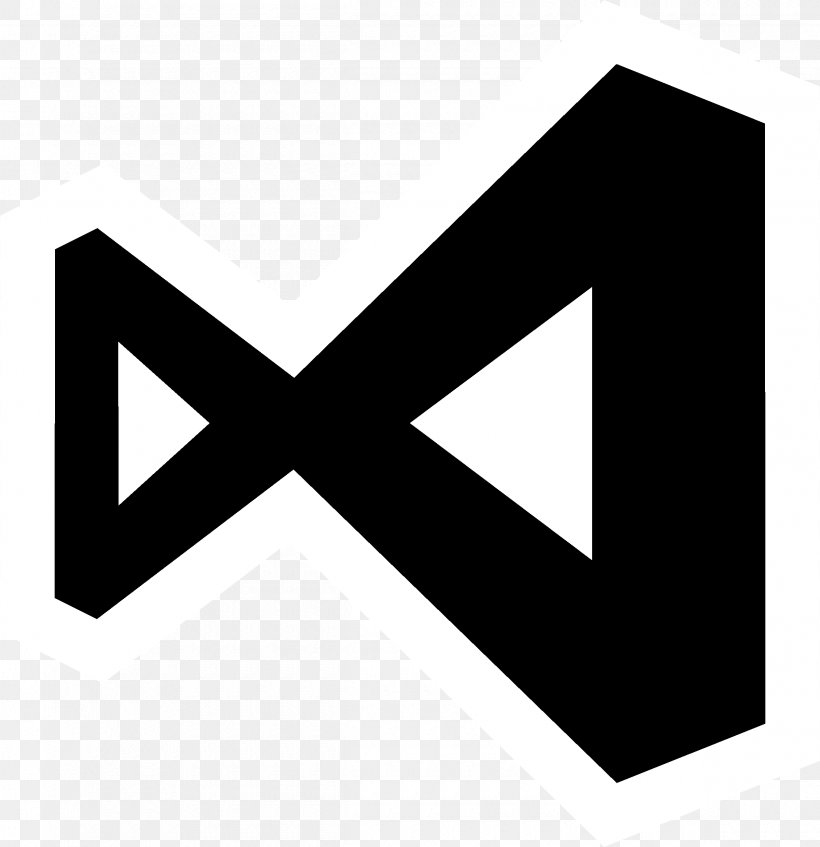 Microsoft Visual Studio Microsoft Corporation Visual Studio Code Visual Basic Visual Programming Language, PNG, 2400x2480px, Microsoft Visual Studio, Black, Black And White, Brand, Computer Programming Download Free