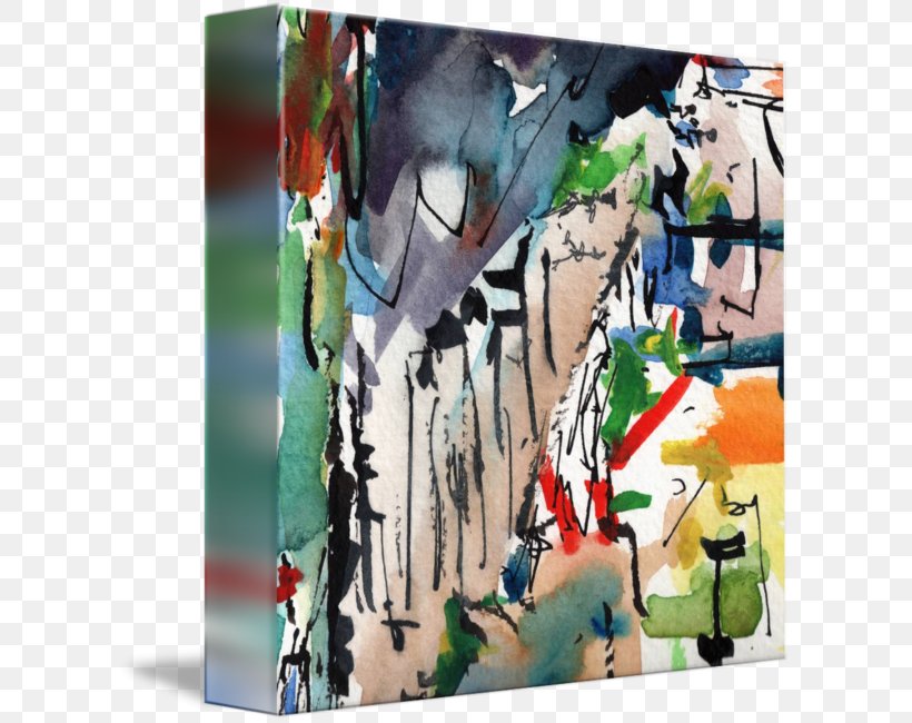 Modern Art Gallery Wrap Watercolor Painting Collage, PNG, 606x650px, Art, Abstract Art, Canvas, Collage, Gallery Wrap Download Free
