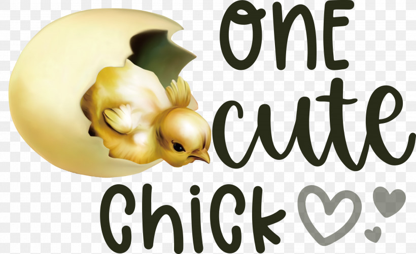 One Cute Chick Easter Day Happy Easter, PNG, 3000x1838px, Easter Day, Biology, Fruit, Happy Easter, Meter Download Free