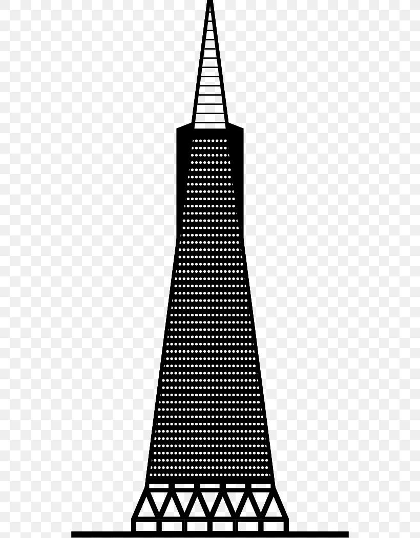 Transamerica Pyramid San Francisco City Hall Drawing Transamerica Corporation Clip Art, PNG, 542x1051px, Transamerica Pyramid, Black, Black And White, Coloring Book, Drawing Download Free