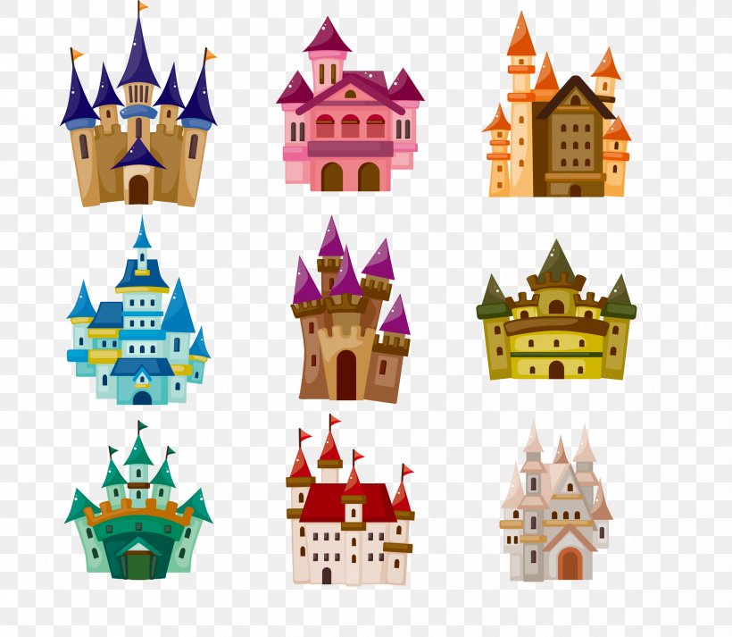 Cartoon Castle Royalty-free Clip Art, PNG, 2376x2068px, Cartoon, Castle, Christmas Ornament, Drawing, Photography Download Free