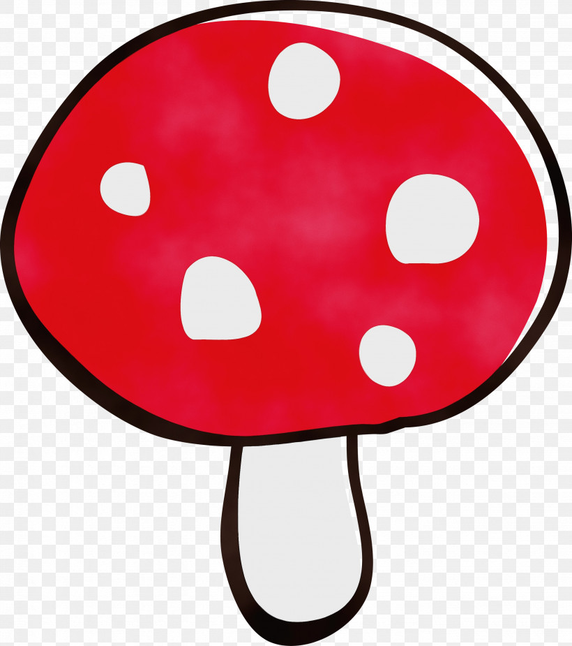 Red Smile, PNG, 2659x3000px, Mushroom, Cartoon Mushroom, Cute, Paint, Red Download Free