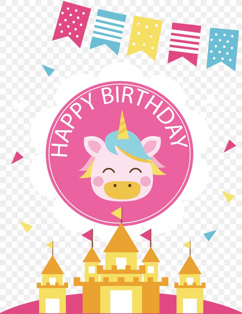 Castle Unicorn Clip Art, PNG, 2431x3159px, Castle, Area, Birthday, Caricature, Cartoon Download Free