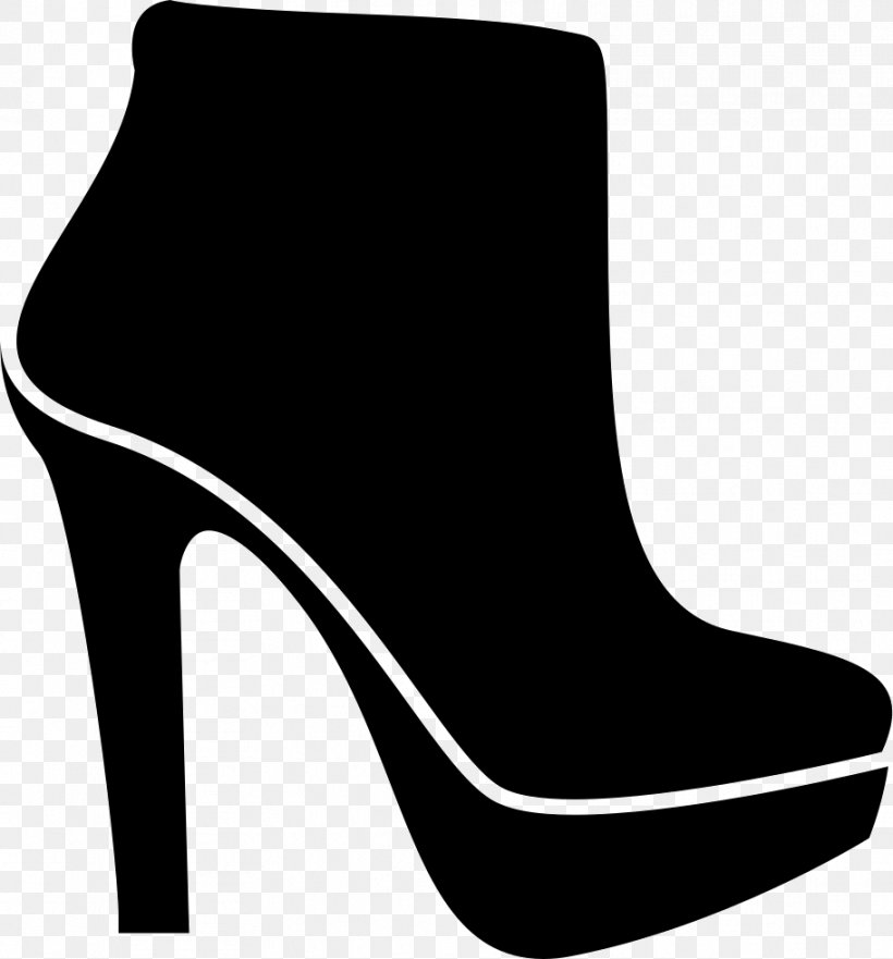 High-heeled Shoe Footwear Absatz, PNG, 912x980px, Highheeled Shoe, Absatz, Black, Black And White, Boot Download Free