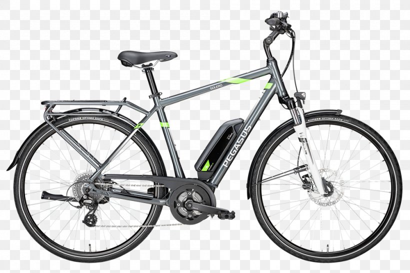 Electric Bicycle Trekkingrad Pegasus Two Wheeler Center Urban GmbH, PNG, 1000x667px, Electric Bicycle, Automotive Exterior, Bicycle, Bicycle Accessory, Bicycle Drivetrain Part Download Free