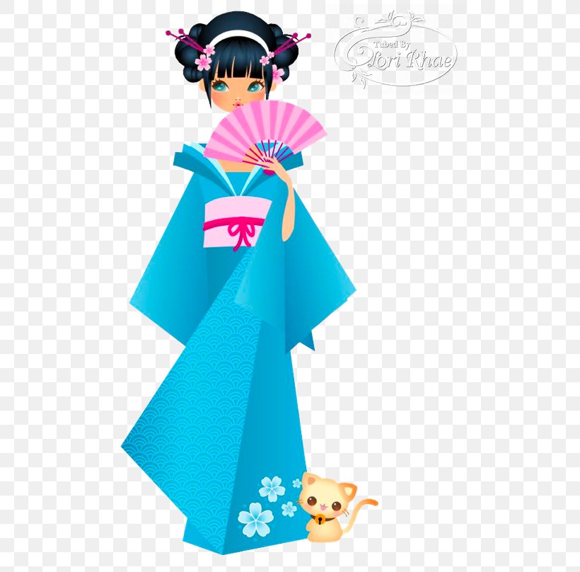 Japanese Art Geisha Doll, PNG, 510x808px, Japan, Art, Artist, Blue, Cartoon Download Free