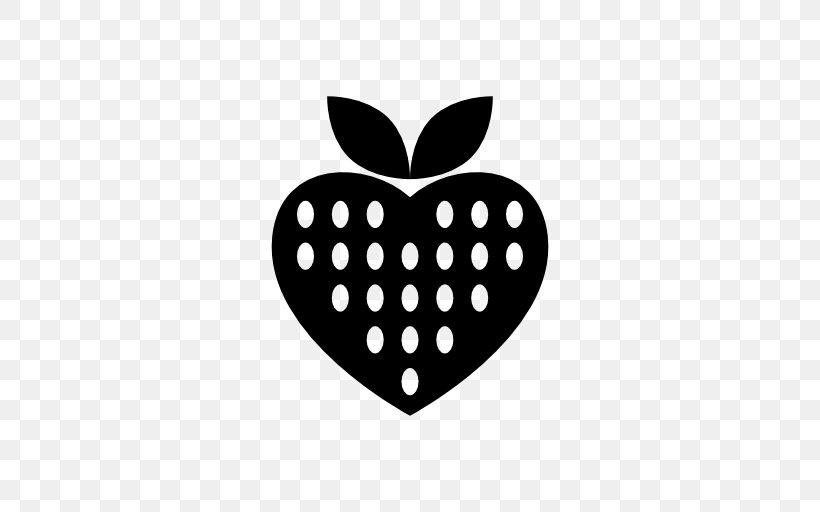Strawberry Heart Download Clip Art, PNG, 512x512px, Strawberry, Banana, Berry, Black And White, Food Download Free