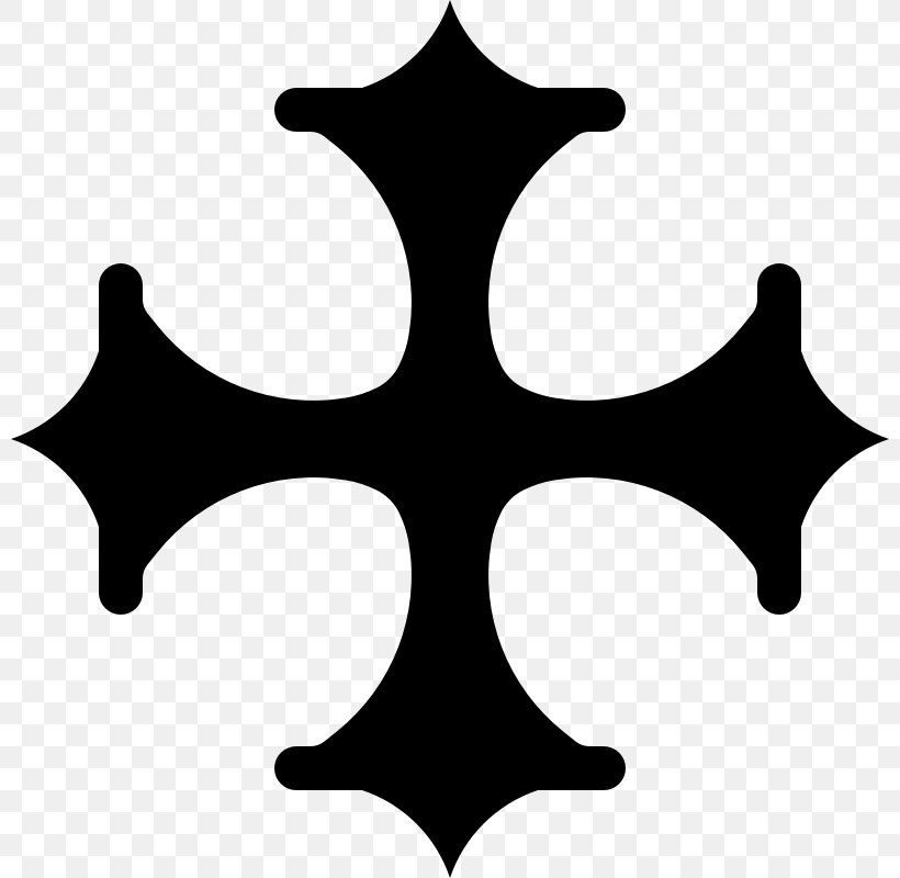 Crosses In Heraldry Cross Fleury Christian Cross, PNG, 800x800px, Cross, Black And White, Christian Cross, Christian Cross Variants, Cross Fleury Download Free