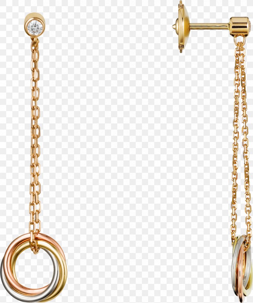 Earring Cartier Diamond Charms & Pendants Colored Gold, PNG, 855x1024px, Earring, Body Jewelry, Brilliant, Carat, Cartier Download Free