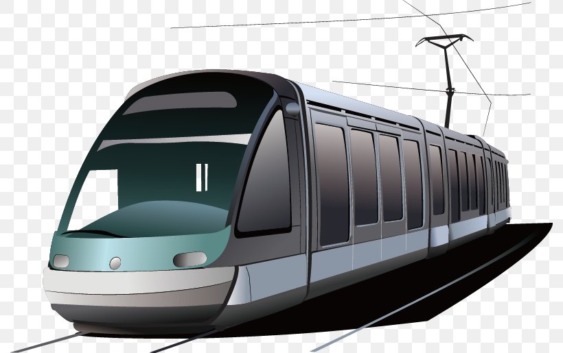 Rapid Transit Tram Rail Transport Train Clip Art, PNG, 790x515px, Rapid Transit, Free Content, Maglev, Mode Of Transport, Passenger Car Download Free