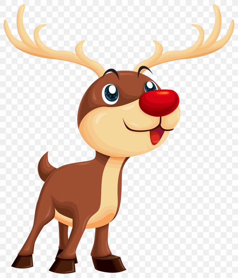 Rudolph Reindeer Santa Claus Clip Art, PNG, 2138x2500px, Rudolph, Antler, Blog, Carnivoran, Cartoon Download Free
