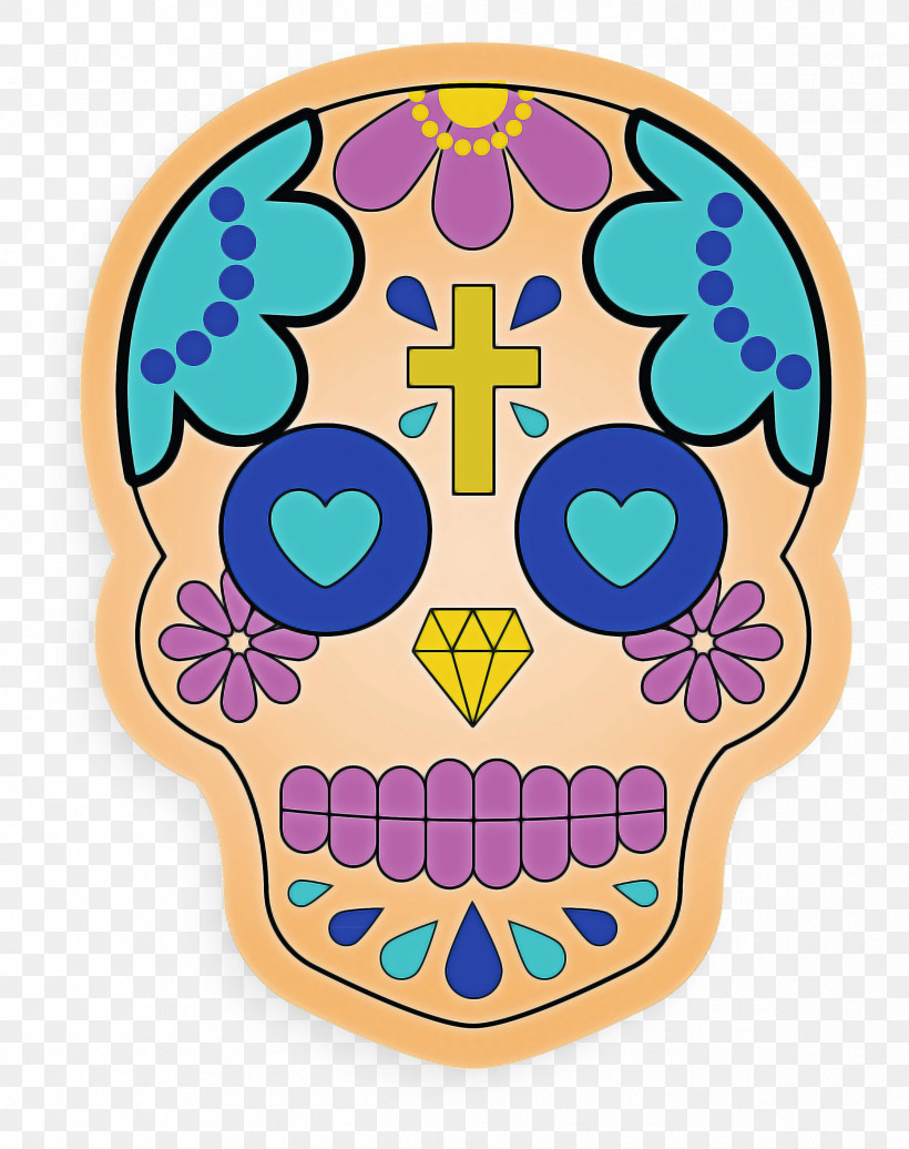 Skull Mexico, PNG, 2374x3000px, Skull, Calavera, Cinco De Mayo, Day Of The Dead, Death Download Free