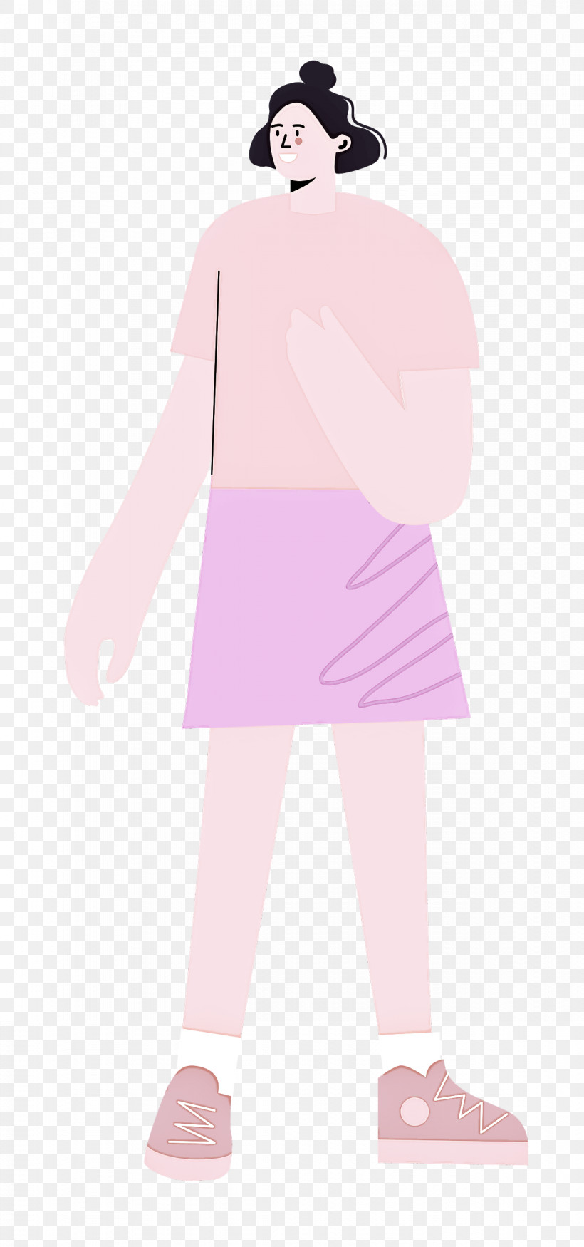 Standing Skirt Woman, PNG, 1171x2500px, Standing, Abstract Art, Cartoon, Costume, Drawing Download Free