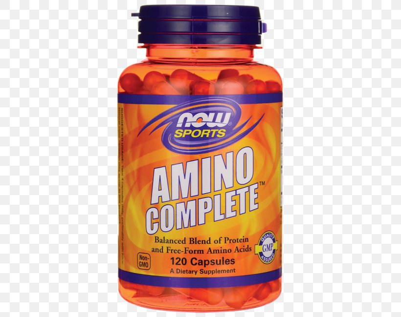Dietary Supplement Amino Acid Capsule NOW Sports Amino Complete, PNG, 650x650px, Dietary Supplement, Amino Acid, Capsule, Diet, Essential Amino Acid Download Free