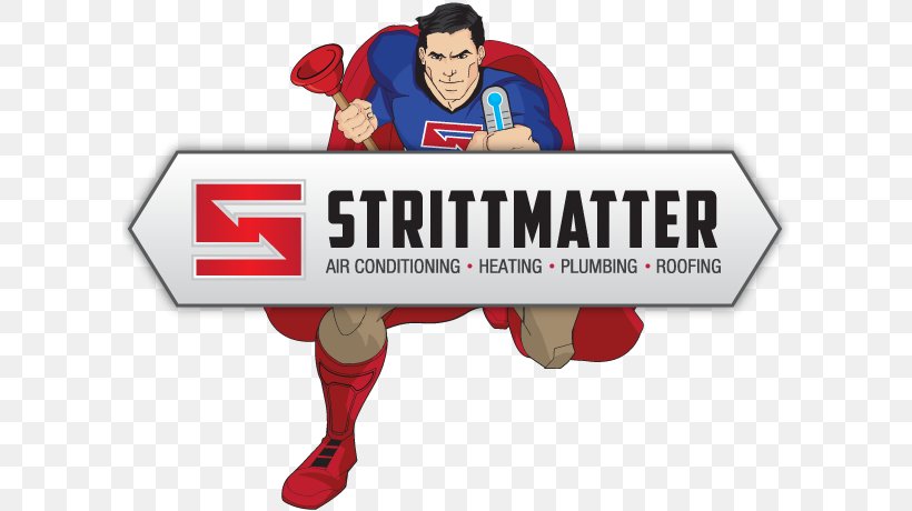 Strittmatter Plumbing, Air Conditioning, Heating & Roofing HVAC Plumber, PNG, 600x460px, Hvac, Air Conditioning, Boxing Glove, Brand, Central Heating Download Free