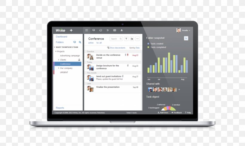 Wrike Project Management Software, PNG, 1024x614px, Wrike, Alternativeto, Android, Brand, Collaborative Software Download Free