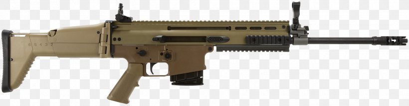FN SCAR FN Herstal FN FAL 7.62×51mm NATO Firearm, PNG, 1800x471px, Watercolor, Cartoon, Flower, Frame, Heart Download Free