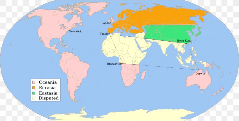 Nineteen Eighty-Four World Map Eastasia Superstate, PNG, 2212x1123px, Nineteen Eightyfour, Airstrip One, Area, Big Brother, Blue Download Free