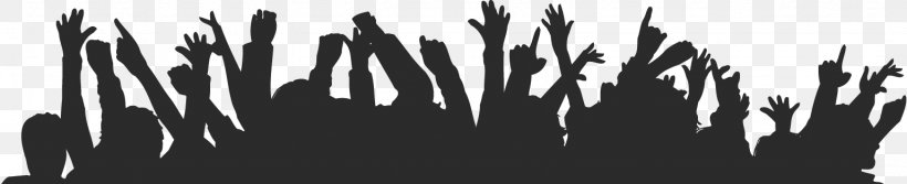 Vector Graphics Audience Silhouette Image, PNG, 1536x313px, Audience, Black, Black And White, Concert, Coreldraw Download Free