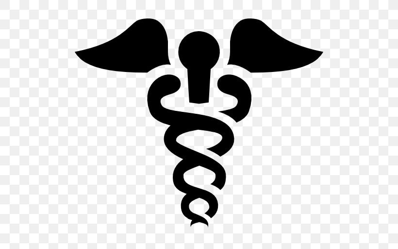 Staff Of Hermes Symbol, PNG, 512x512px, Staff Of Hermes, Artwork, Black And White, Health, Health Care Download Free