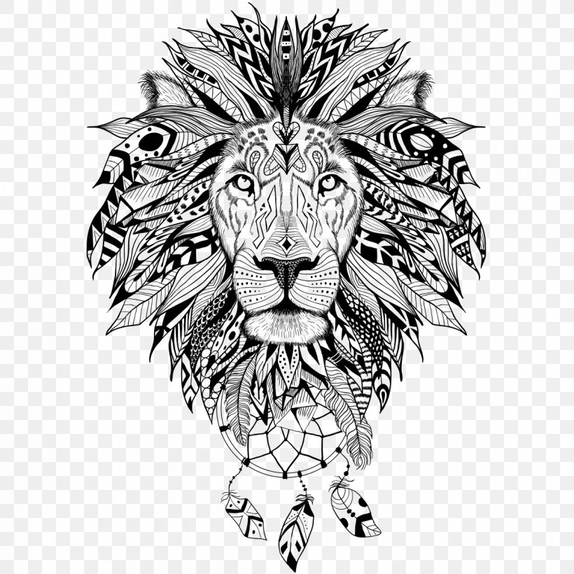 Lion Sleeve Tattoo Drawing Image, PNG, 1200x1200px, Lion, Abziehtattoo, Art, Aztecs, Big Cats Download Free