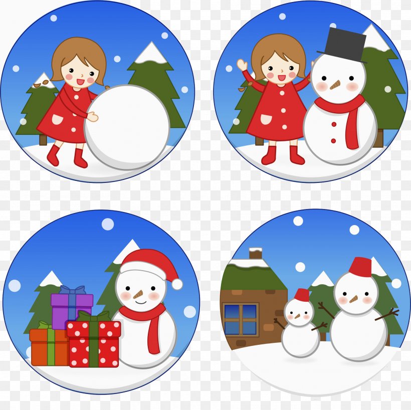 Winter Snowman, PNG, 1871x1867px, Winter, Area, Christmas, Christmas Decoration, Christmas Ornament Download Free