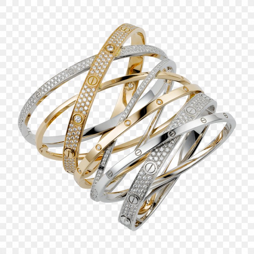 Love Bracelet Cartier Diamond Jewellery, PNG, 1000x1000px, Love Bracelet, Bangle, Body Jewelry, Bracelet, Brilliant Download Free