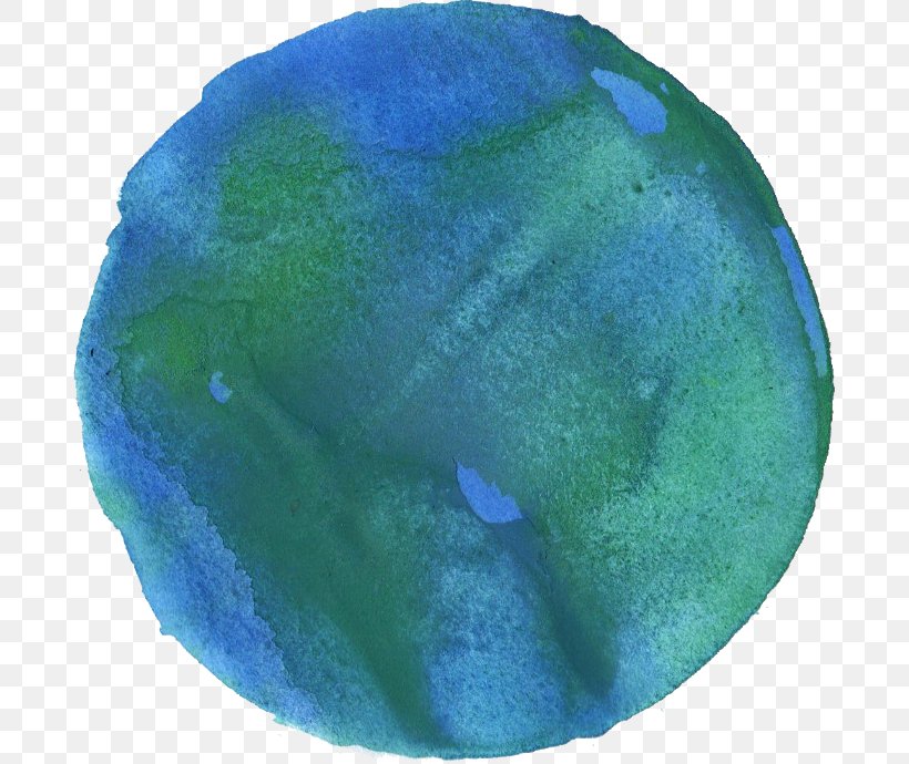 Blue Circle Watercolor Painting Turquoise, PNG, 687x690px, Blue, Aqua, Azure, Black, Cobalt Blue Download Free