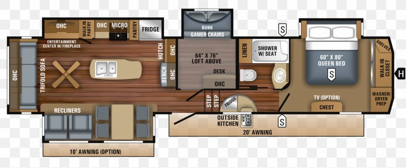 Dunlap Family RV Floor Plan House Plan Campervans, PNG, 1800x749px, Dunlap Family Rv, Campervans, Caravan, Fifth Wheel Coupling, Floor Download Free