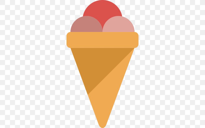 Ice Cream Cones Product Design, PNG, 512x512px, Ice Cream Cones, Cone, Heart, Ice Cream Cone, Orange Download Free