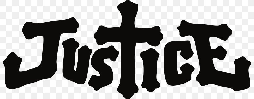 † Justice Logo Album Ed Banger Records, PNG, 800x320px, Justice, Album, Black, Black And White, Brand Download Free