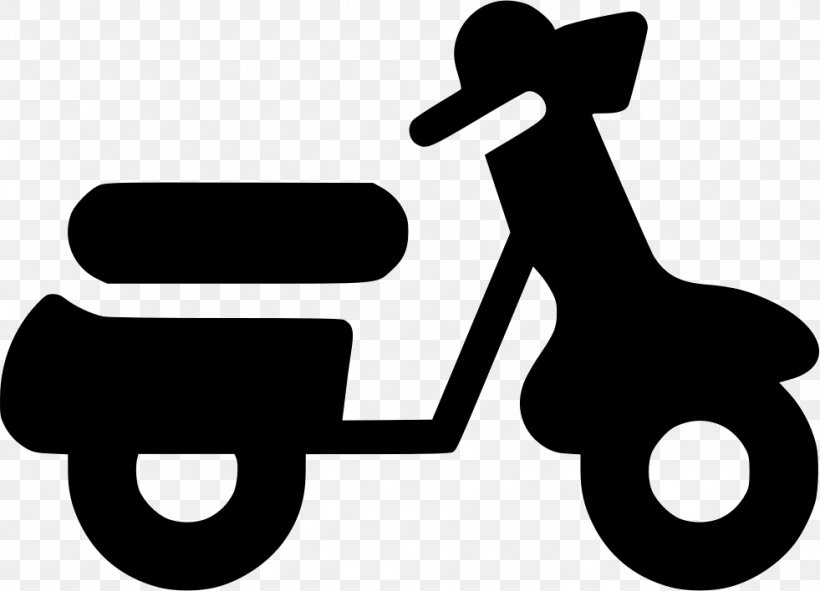 Scooter Logo Clip Art, PNG, 981x708px, Scooter, Artwork, Balansvoertuig, Black And White, Brand Download Free