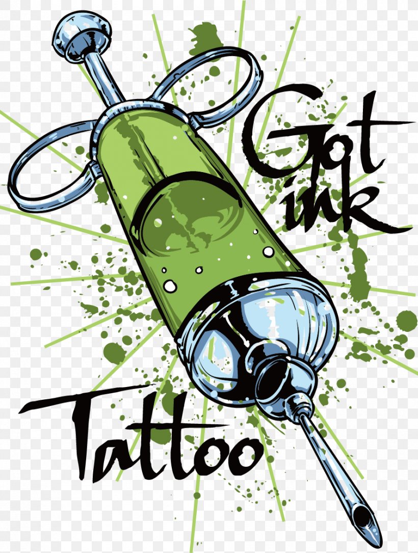 T-shirt Tattoo Ink, PNG, 888x1173px, Tshirt, Art, Blackandgray, Fashion, Green Download Free