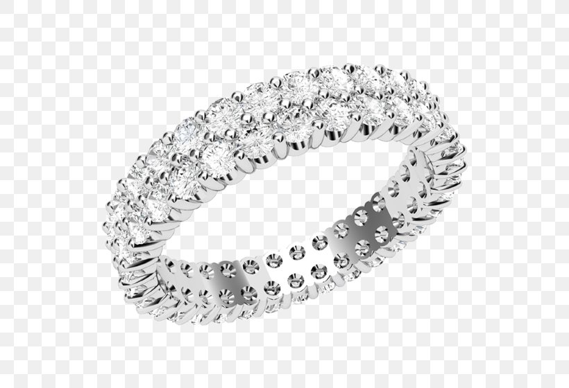 Eternity Ring Diamond Wedding Ring Brilliant, PNG, 560x560px, Ring, Bangle, Bling Bling, Body Jewelry, Brilliant Download Free