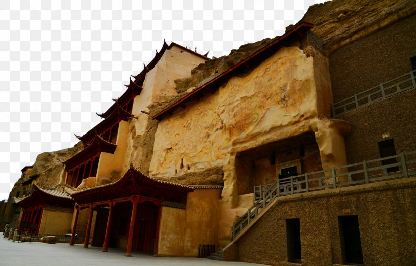 Mogao Caves Zhangye Jiayuguan City Qinghai Lake Jiayu Pass, PNG, 2048x1309px, Mogao Caves, Building, Delingha, Dunhuang, Facade Download Free