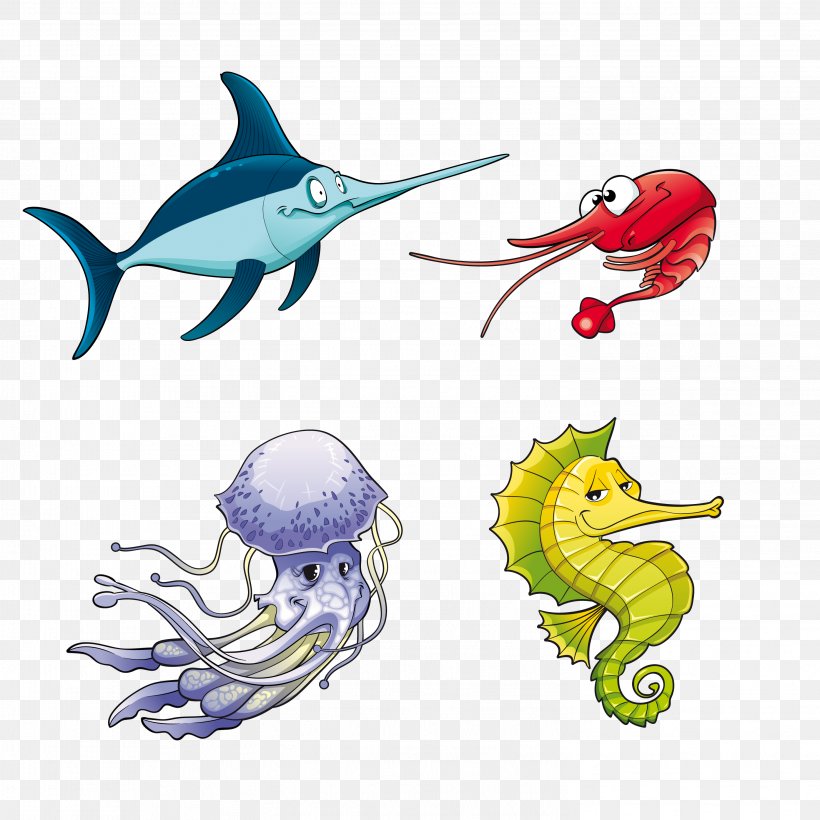 Cartoon Fish Benthic Fauna, PNG, 2953x2953px, Shark, Animal, Animation, Cartoon, Clip Art Download Free