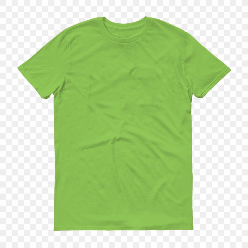 Printed T-shirt Gildan Activewear Lime Clothing, PNG, 1000x1000px, Tshirt, Active Shirt, Clothing, Cotton, Crew Neck Download Free