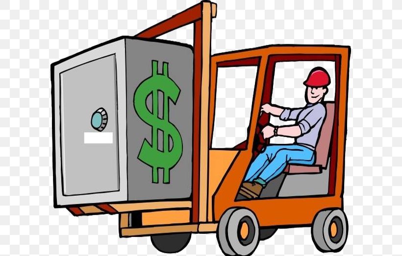 Forklift Cargo Warehouse Truck Transport, PNG, 613x523px, Forklift, Area, Art, Cargo, Cartoon Download Free
