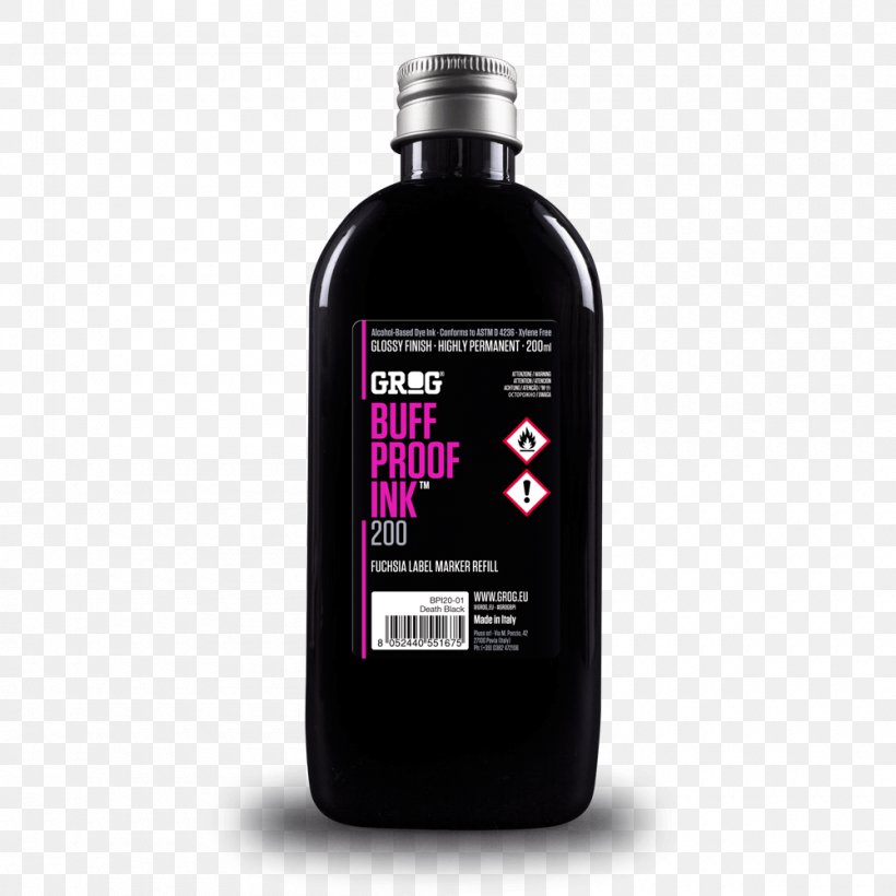 Grog Ink Marker Pen Paint Bottle, PNG, 1000x1000px, Grog, Alcoholic Drink, Bottle, Color, Graffiti Download Free