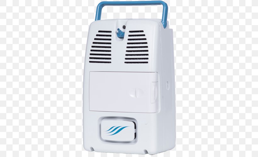 Portable Oxygen Concentrator Oxygen Therapy, PNG, 500x500px, Portable Oxygen Concentrator, Airsep Corporation, Concentrator, Machine, Medical Device Download Free