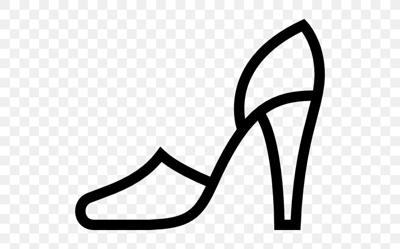 Fashion High-heeled Shoe Clip Art, PNG, 512x512px, Fashion, Area, Artwork, Black, Black And White Download Free