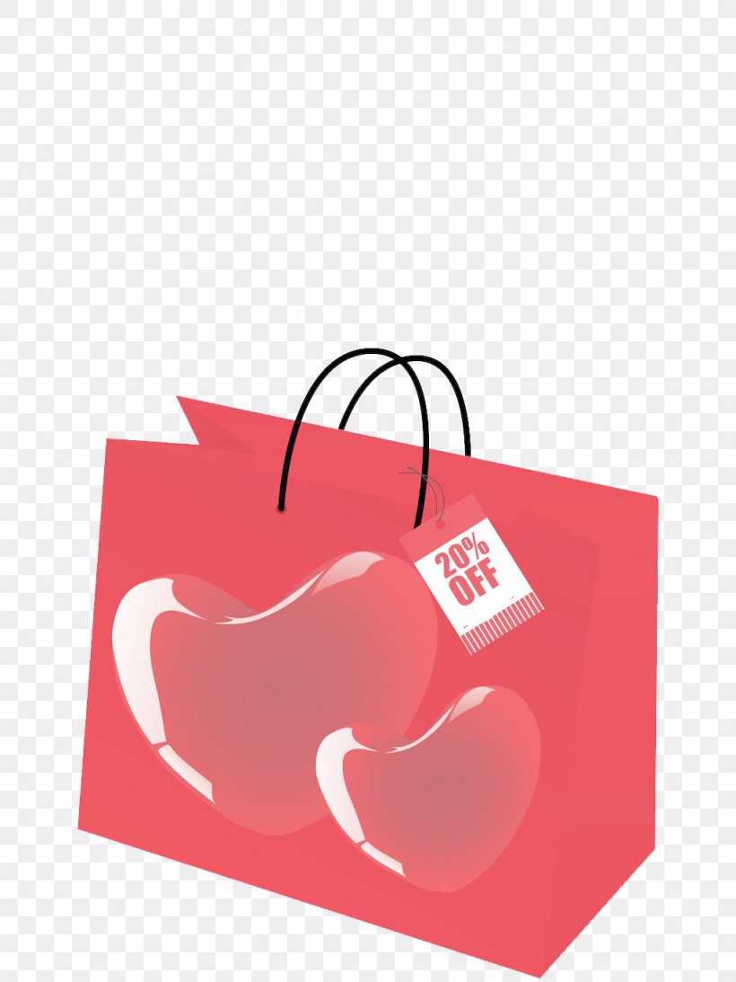Shopping Bag, PNG, 1024x1365px, Shopping Bag, Bag, Brand, Heart, Packaging And Labeling Download Free