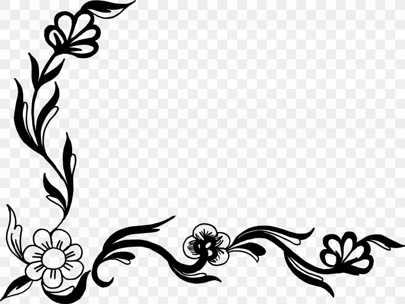 Flower Floral Design Clip Art, PNG, 3075x2307px, Flower, Art, Artwork, Black, Black And White Download Free