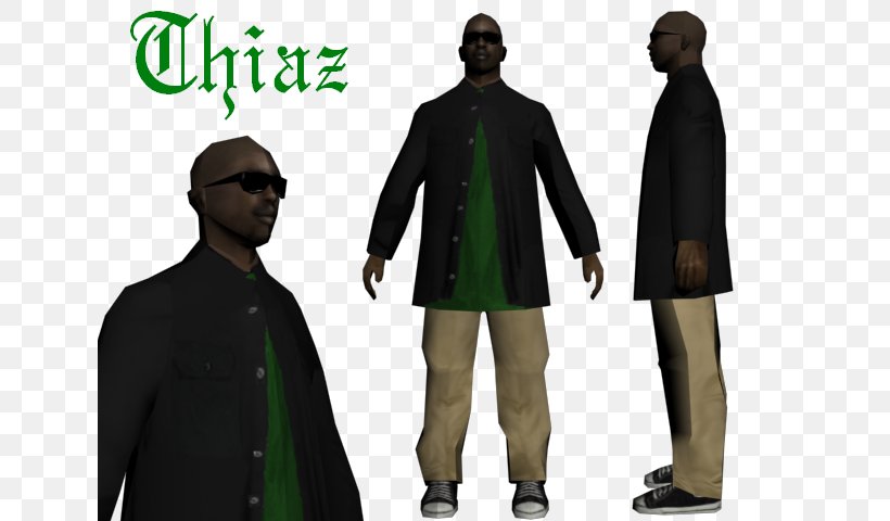 Grand Theft Auto: San Andreas San Andreas Multiplayer Modding In Grand Theft Auto Video Game, PNG, 640x480px, Grand Theft Auto San Andreas, Antonio Garcia, Computer Servers, Costume, Formal Wear Download Free