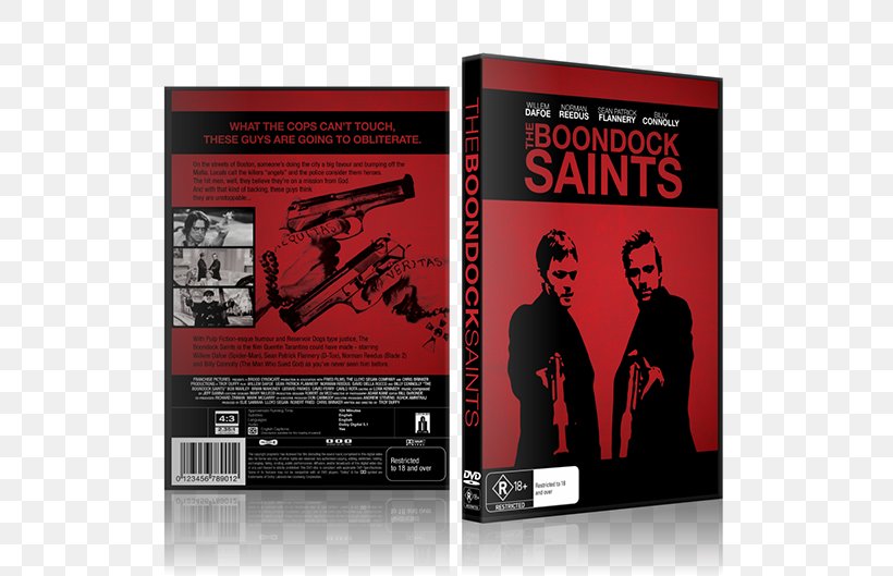 The Boondock Saints Blu-ray Disc Graphic Design Poster, PNG, 600x529px, Boondock Saints, Bluray Disc, Book, Brand, Dna Download Free