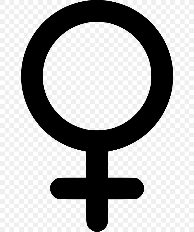 Gender Symbol Female Clip Art, PNG, 642x980px, Gender Symbol, Black And White, Female, Gender, Gender Identity Download Free