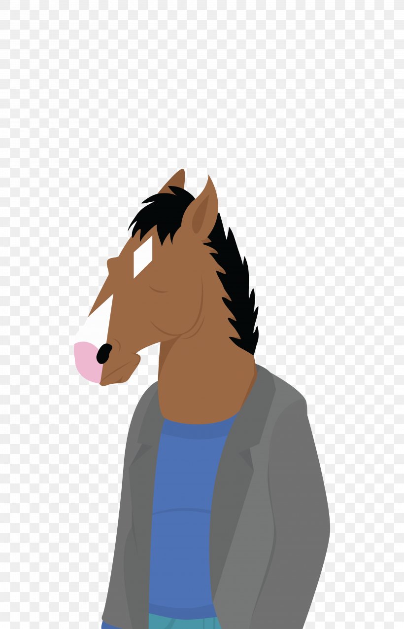 Horse Netflix Pony Fan Art, PNG, 3730x5800px, Horse, Bojack Horseman, Carnivoran, Cartoon, Digital Art Download Free