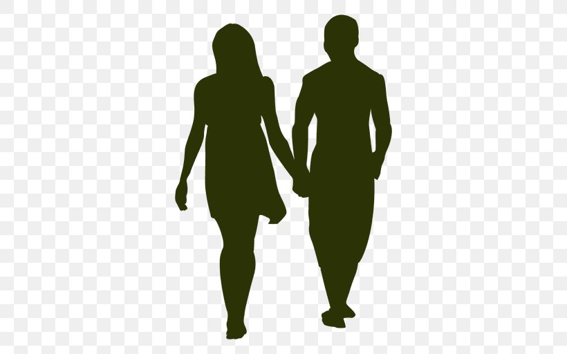 Silhouette Clip Art, PNG, 512x512px, Silhouette, Couple, Drawing, Green, Holding Hands Download Free