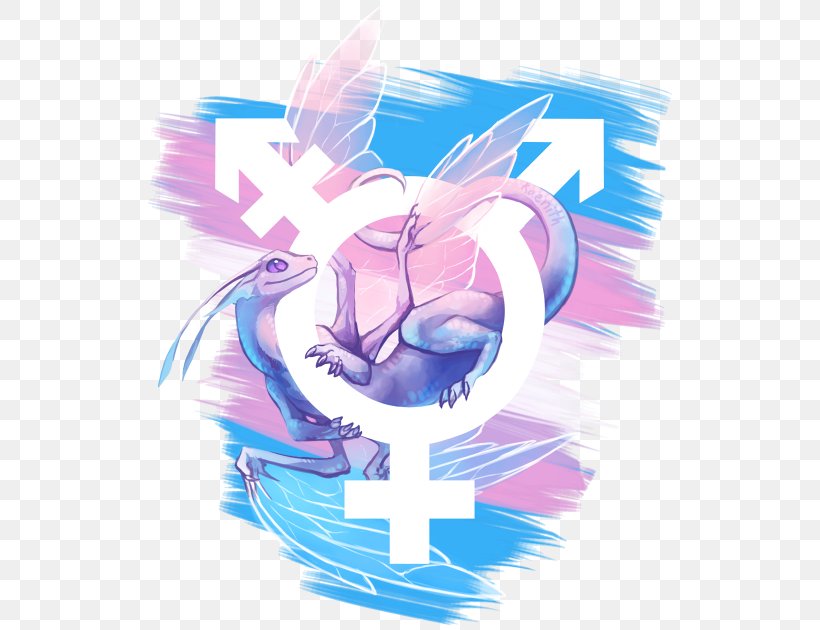 Transgender LGBT Lack Of Gender Identities Gender Identity Dragon, PNG, 540x630px, Watercolor, Cartoon, Flower, Frame, Heart Download Free